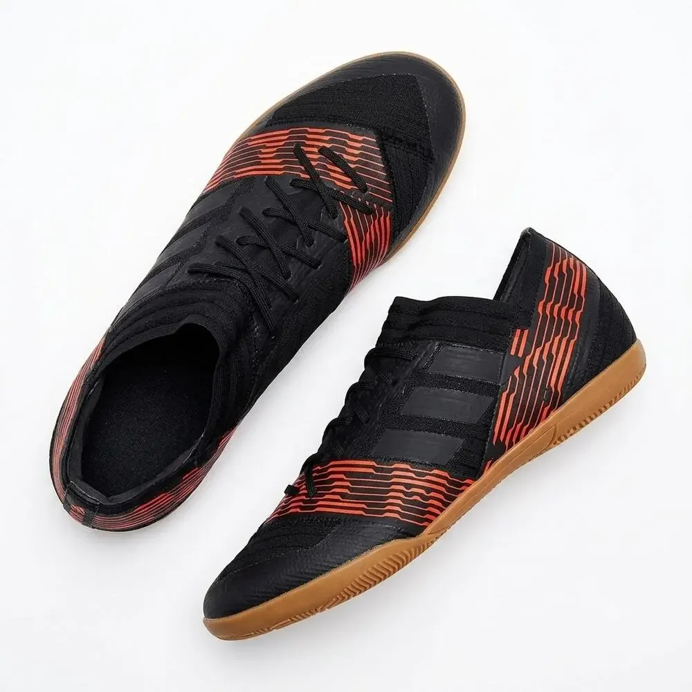 Adidas Nemeziz Tango 17.3 Indoor Soccer Shoes Core Black Solar Red Mens Size 5.5